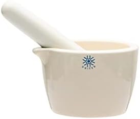 United Scientific™ JMD070 Mortar & Pestle Set, Porcelain, Capacity 70mL (2.5oz)