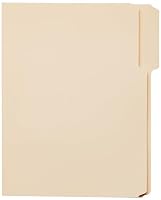 Amazon Basics Sturdy File Folders with Reinforced Tabs for Filing and Organization, 1/3-Cut Tab, Assorted Positions, Letter Size, 8.5x11 inches, Manila, 100-Pack — image 5
