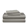 100% Egyptian Cotton Bed Sheets – 1000 Thread Count 4-Piece Charcoal Queen Sheets Set, Long Staple Cotton Bedding Sheets…