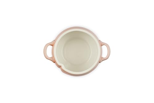 Image of Le Creuset Stoneware Peach Mini Cocotte, 19 oz., Peche