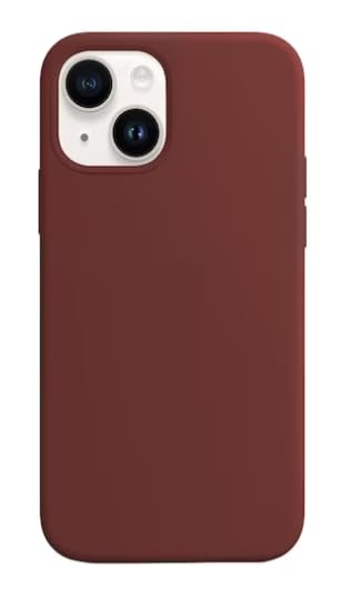 Image of MIDOS Back Cover Compatible with iPhone 15 Soft Silicone Case for Girls Full Protection Color Cover for iPhone 15 (Brown)