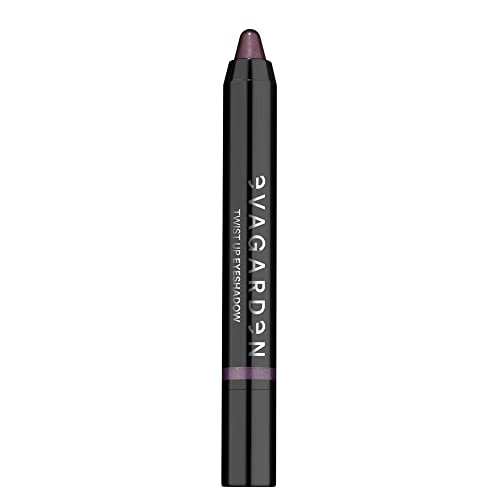 EVAGARDEN Twist Up Eyeshadow - Easy Application with Special Design - Smooth and Creamy Texture - No-Transfer and Water-Resistant - Creates Vibrant Color Looks - 320 Metallic Mauve - 0.03 oz