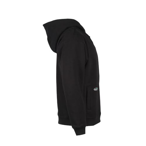 Image of Arborwear Double-Thick Hooded Pullover Sweatshirts For Men - Heavyweight Hoodies With Snap Neck Collar and Handwarmer Pouch