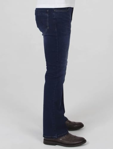 Jean bootcut Reece Mish Mash bleu délavé pour homme