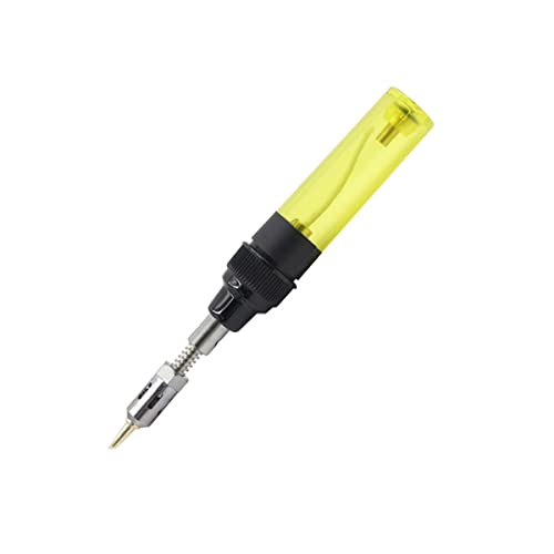 Mini antorcha inalámbrica portátil amarilla soldador tipo pluma de hierro de gas soldadura quemador de soldadura herramientas de soldadura