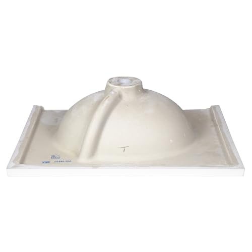 Image of Design House Vanity Top With Sink, 4-Inch Backsplash, Cultured Marble, Stain-Resistant, Pre-Drilled Centerset Holes, White, 25 in W x 19 in D x 10.4 in H, 586180