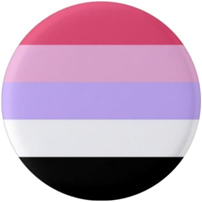 Reciprosexual with Purple Pride Flag Pin 1.5” Round Circle Shape Metal Button Pin Badge Pinback 1.5 inch Pin 38 mm 3.8 cm - Image 2