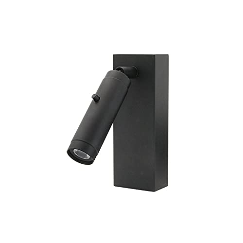 Lámpara de Pared LED Moderna con Interruptor, Puerto de Carga USB, Foco de Pared de Metal, iluminación nórdica Ajustable para Dormitorio y mesita de Noche.