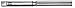 F&D Tool Company 28189 Hand Reamers, Straight Flute, Carbon Steel, 5/8" Diameter, 3 1/2" Flute Length, 7" Overall Length