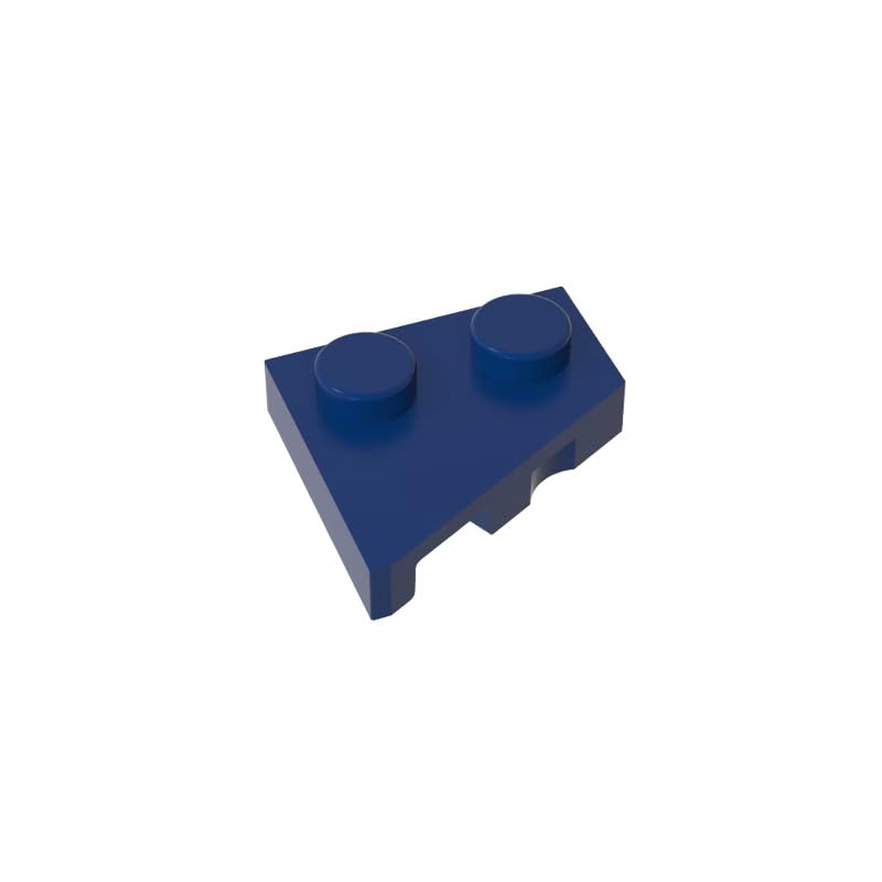XYEIUGO 24307 Circular Plate Wedge Plate 2x2 Right, Dark Blue, 50 PCS โ image 1