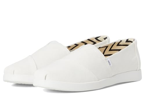 Image of TOMS Women's Alpargata Plus Slip On Espadrille, Textile Upper, Relaxed Fit, CloudBound Insole, Stretchy Easy On and Off