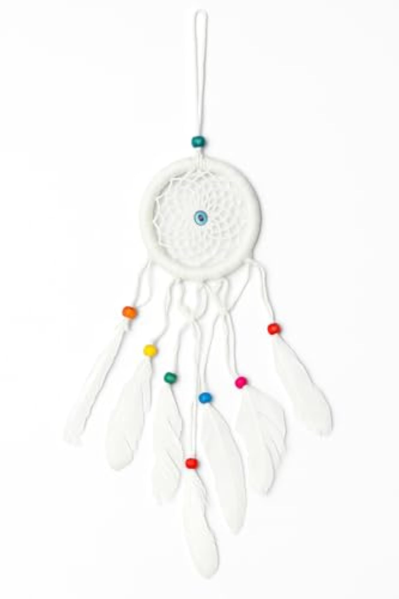 Evil Eye Dreamcatcher Car & Home Décor, Handcrafted Hanging