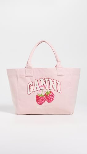 Bolso tote trapezoidal mediano para mujer Ganni miniatura 2