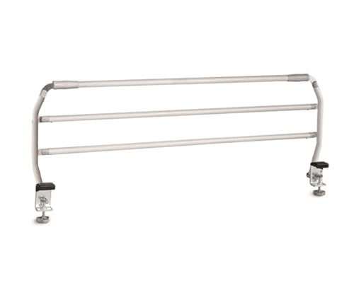 Villaclinic. Barandillas abatibles (par) para Cama articulada, Resistentes, facil de Instalar, Modelo Universal, con Tres Barras