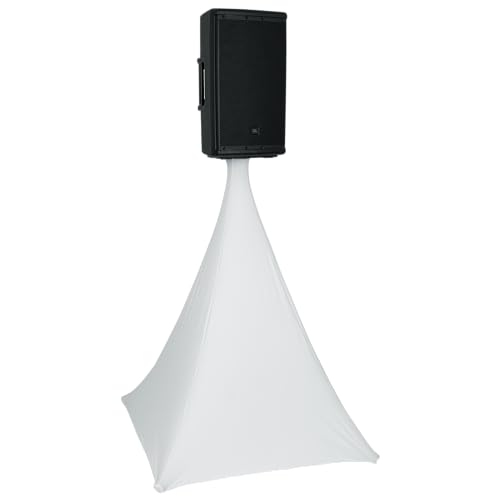 Housse extensible pour quatre pieds blanc GFW-QUADSCRIMW toile lycra trépied