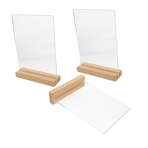 Présentoir de table acrylique pour protéger et stabiliser vos menus