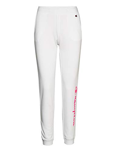 Pantalon de sport Champion femme blanc rose taille S vêtement coton