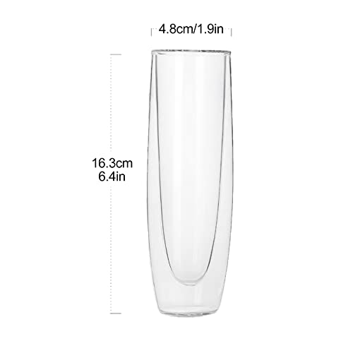 La Mejor Selección de Copas de champaña con tallo hueco comprados en linea. 8 Copas de champaña con tallo hueco marca TITA-DONG (2)