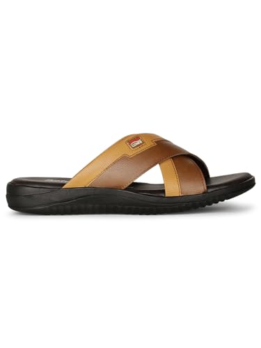 Image of Bata Comfit MARCO MULE Mens Casual Mule Slipper In TAN