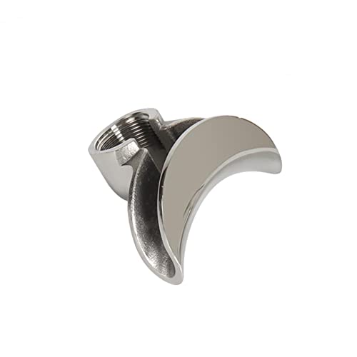 Portafiltro de mango sin fondo de madera maciza para máquina de café, boquilla desviadora para máquina de café, separador de café Barista de cabezal de grupo de aplicación universal (B) Cover