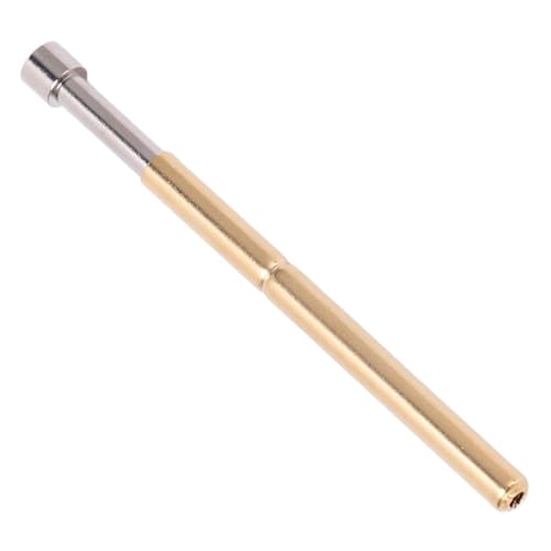 Image of 100pcs Spring Test Pogo Pin PCB Testing Pogo Pin Concave Head Type Brass Material 2.02mm /0.1in Tube Diameter 33.35mm /1.3in PCB Testing Pins