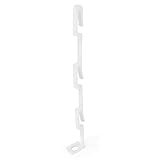 HANGERWORLD 24 White 5.7inch Plastic Space Saving Multi-Hang Coat Clothes Garment Hanger Connector Hooks