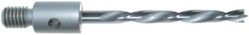 Magnate H62036 Brad Point 7/16"-14 Threaded Shank HSS Drill Bit - 1/4" Cutting Diameter