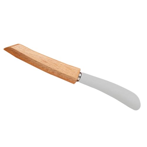 MUELODSIC Cuchillo para Untar de Mantequilla Multifunción de Acero Inoxidable Mango Largo, Espátula Práctica Pequeña para Queso y Mermelada, Utensilio Doméstico Resistente para Cocina
