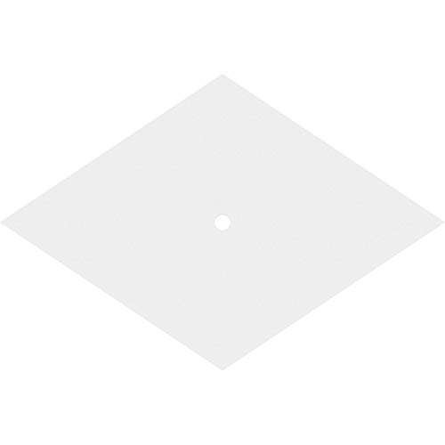 Image of Ekena Millwork CMP28X18DD-01000 Diamond Architectural Grade PVC Contemporary Urethane Ceiling Medallions 28 inchW x 18 5 /8 inchH x 1 inchID x 9 3 /4 inchC x 1 inchP