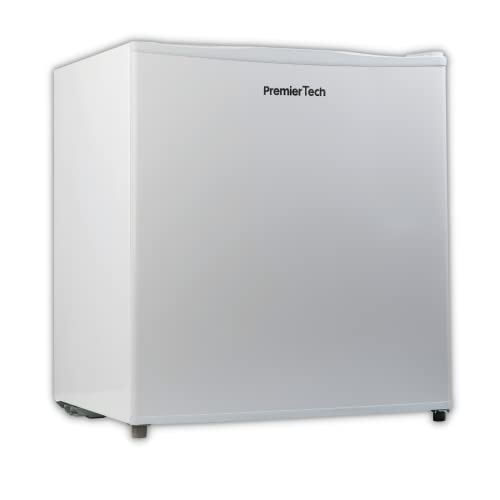 PremierTech Mini Frigo, 45 Litri, Frigorifero Hotel, Ufficio, Casa, Classe Energetica E, Libera Installazione, Compatto, Termostato Regolabile, Porta Reversibile, Bianco, PT-F47