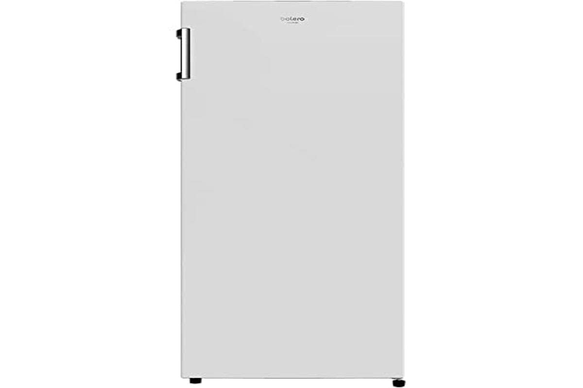 Cecotec Frigorifero 1 Porta Bolero CoolMarket 1D 242 White, 242 Litri, Altezza 143,4 cm, Risparmio Energetico, Funzione Auto Defrost, Cassetto per Prodotti Freschi, Porta Reversibile, Bianco