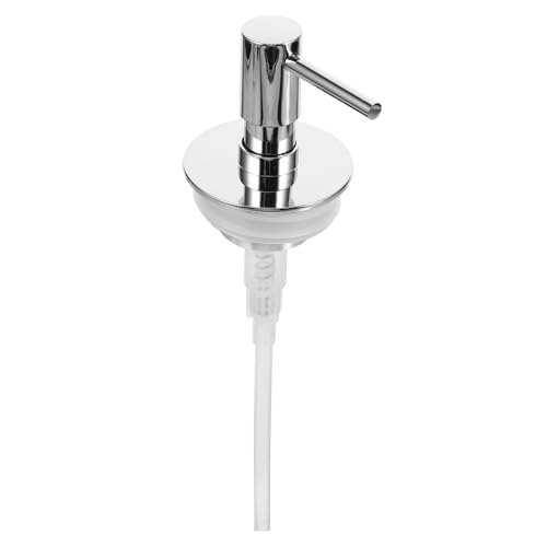 GANAZONO Bomba Dispensadora de Jabón de Manos Repuesto Plástico Tapa para Dispensador de Champú y Loción Baño, Cabezal de Bomba Compatible para Envases Rellenables, Uso Doméstico y