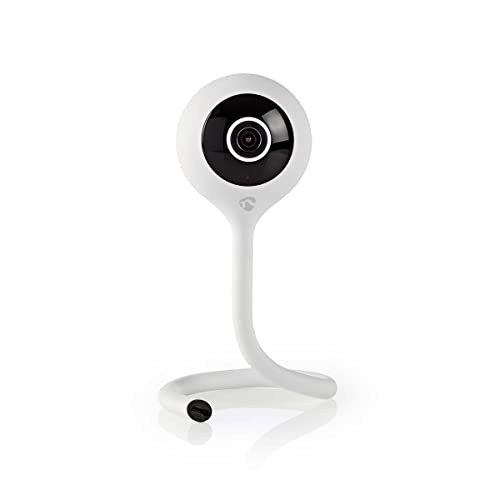 Nedis - Cámara IP Inteligente WiFi - Sensor climático - Full HD 1080p - Control por aplicación - Sensor climático, Temperatura Ambiente y Humedad