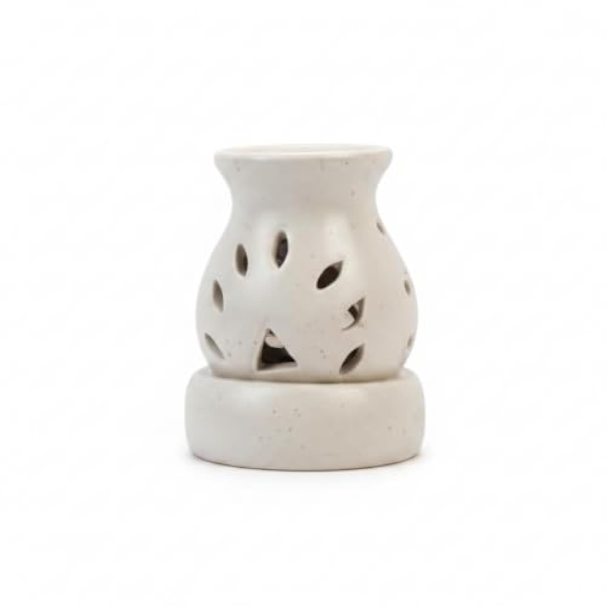 Lampe Shape Electric Ceramic Aroma Oil Diffuser Set