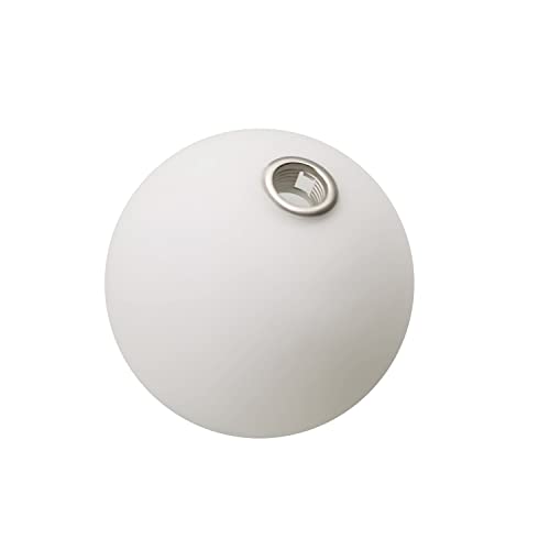 Image of KCO Lighting Frosted White Glass Globe Shade Replacement Frosted White Glass Lampshade Cover for Light Fixtures Wall Sconces Chandelier Pendant Light, 5.9 inch Diameter