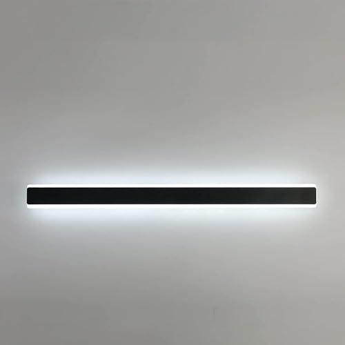 Lámpara de pared moderna lineal de 100 cm dorada para iluminación de tocadores y baños 2