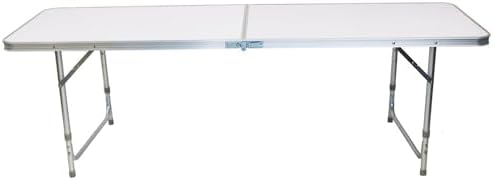 Oypla 6ft Folding Outdoor Camping Picnic Market Kitchen Work Top Table