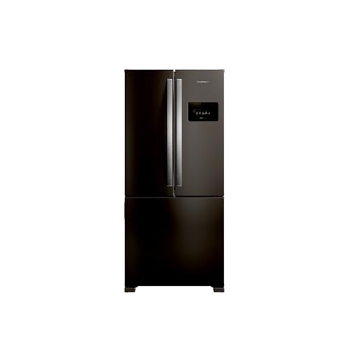 Geladeira Frost Free French Door 3 Portas Preta Brastemp - BRO85ME 220v