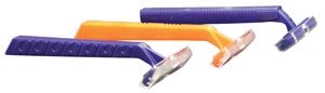 DUKAL Corporation DR06 Razor44; Premium44; Twin-Blade44; dark blue handle with clear plastic guard