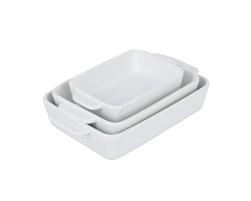 Conj. Travessa 3 Unidades Ceramica com Alça Assadeira Branca Jogo Completo Forma Pequeno Médio Grand