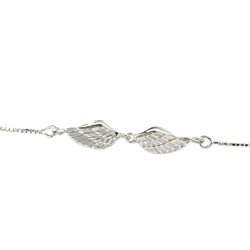 Chaîne de clavicule en argent S925 et son aile élégante pour femme
