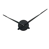 Stilvolle schwarze Wanduhr: Schaffen Sie einen eleganten Punkt in Ihrem Zuhause mit dieser eleganten schwarzen Wanduhr, die zu verschiedenen Einrichtungsstilen und Farbschemata passt und beweist, dass sie wirklich auffällig sein kann.
