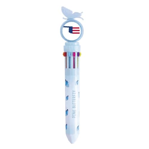 Stylo à bille rétractable multicolore Oklahoma no/no pour fournitures scolaires