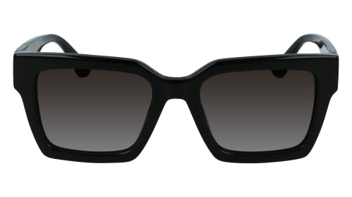 Karl Lagerfeld KL6057S 001 Black Sunglasses Woman ZYL, Modified Rectangle, 52