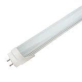 Dimensiones Ø 26x1214mm Tubo LED T8 SMD2835-18W-120cm, Blanco cálido-Frost. para sustituir Tubos Fluorescentes Tradicionales