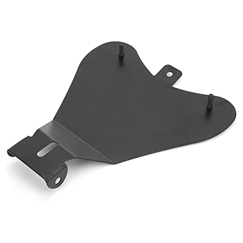 KIMISS Support de Plaque de Base à Ressort pour Siège Solo de Moto Noir en Acier avec Rondelles à Vis de Remplacement pour Sièges Complets Haute...