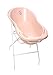 LAPSI® Baignoire Ergonomique 86 cm, SET 2 Picces Avec Cadre Pliant, Baignoire Bébé 0-12 Mois, Motif Éléphant (Rose/Blanche)