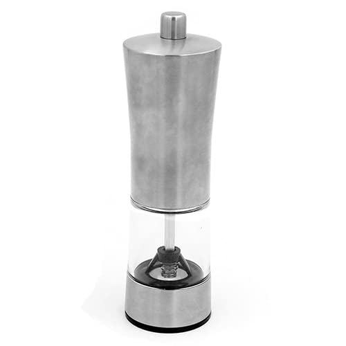 Moulin à sel manuel et meulage d'épices avec bouteille en inox