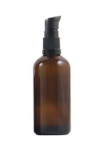 Amber Glass Pump Bottle