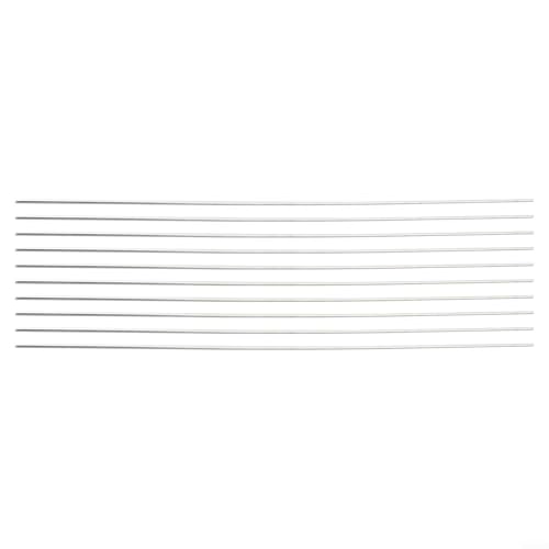 Durafix - 1020 aste di saldatura in alluminio per brasatura a bassa temperatura 1 62 mm, leggere e di piccole dimensioni, resistenti (50 cm x 3,2 mm, 10 pezzi)